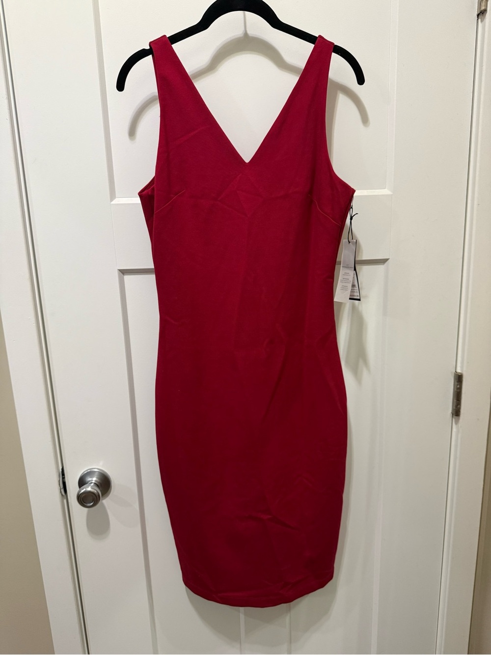 White House Black Market Red Green V-Neck Sheath Dress Bundle